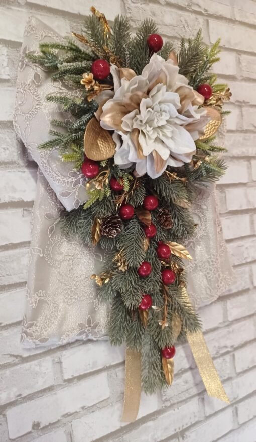 Fiocco puntale per l'albero di Natale - immagine 2
