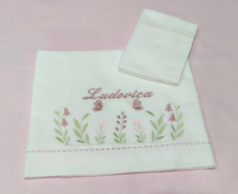 Lenzuola carrozzina lettino