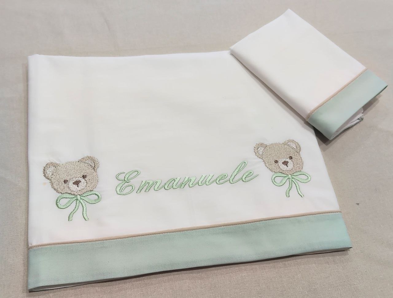 Lenzuola carrozzina culla