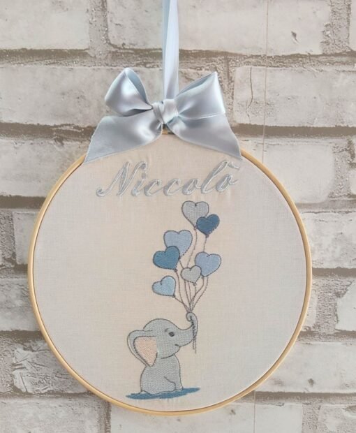 Fiocco nascita personalizzato