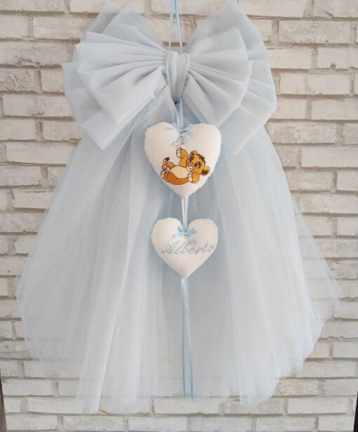 Fiocco nascita di tulle