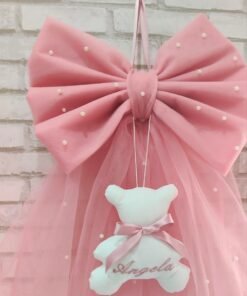 Fiocco di tulle con perline