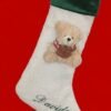 Calza della befana con stoffa teddy