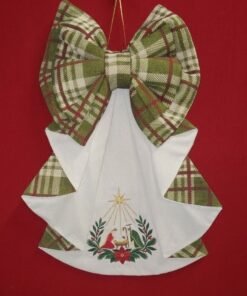 Fiocco natalizio tartan